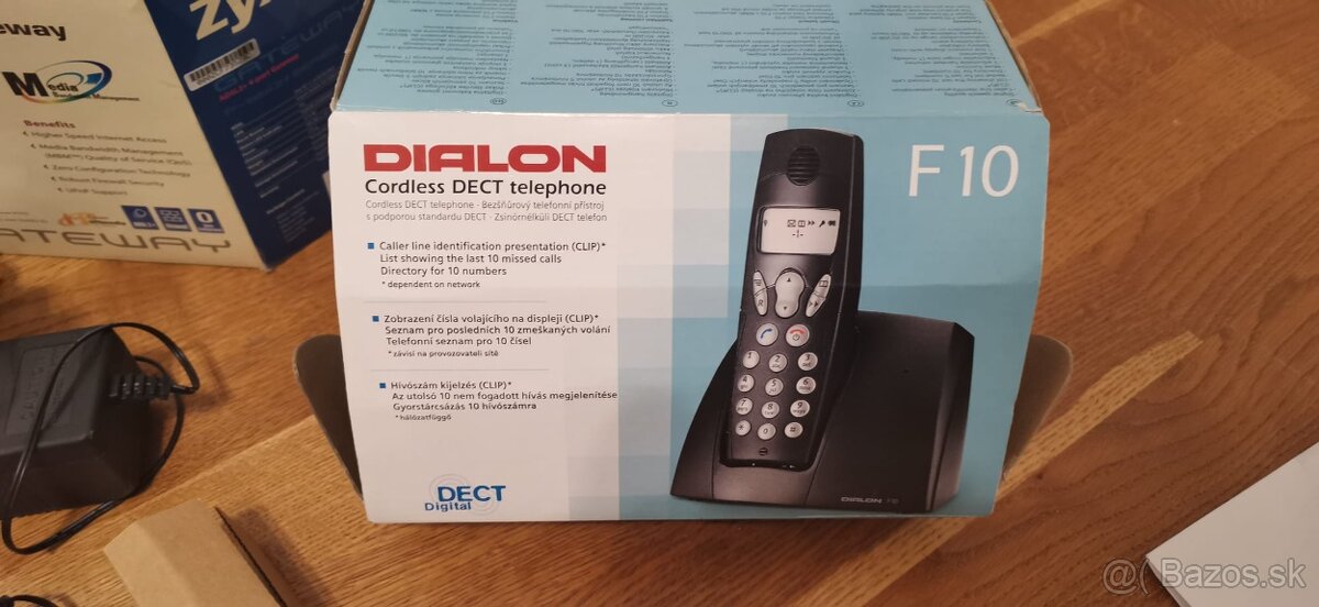ADSL + wifi + DECT telefon + splitter