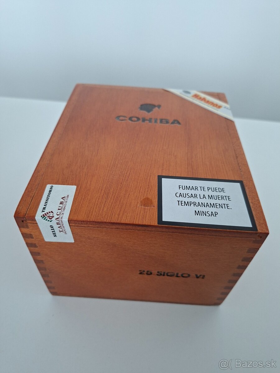 Cohiba Siglo VI cigary - garancia vratenia penazi