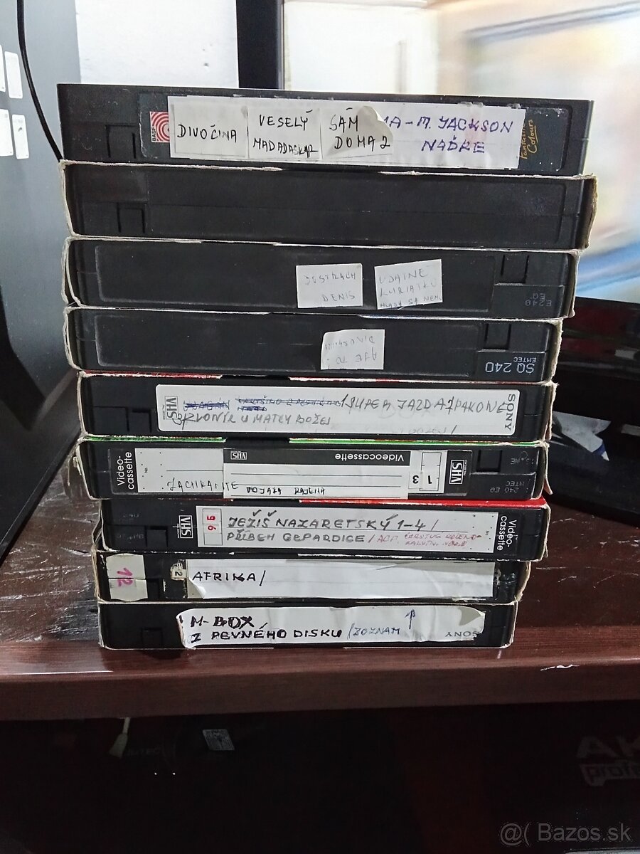 VHS kazety 9KS