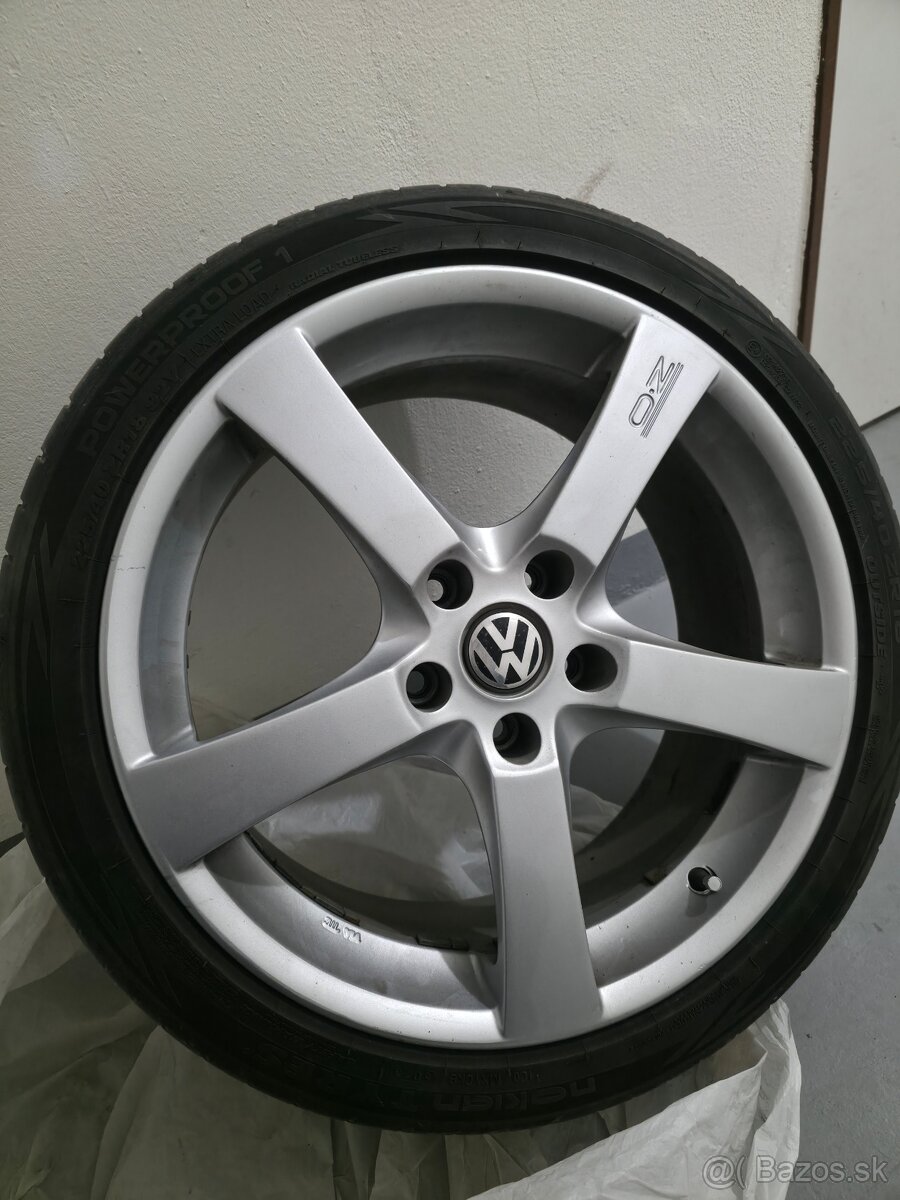 O.Z disky 5x112 R18 + pneu