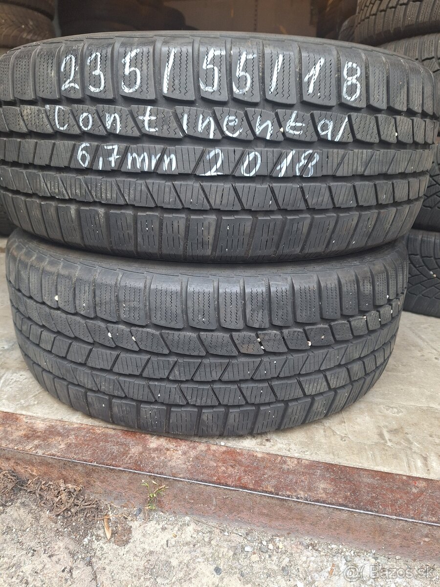 235/55/R18 zimné 2ks