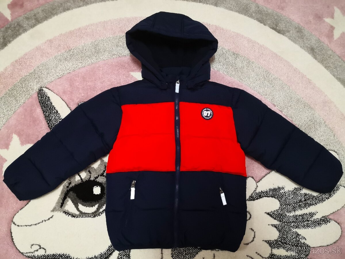 Nová zimná bunda Blue Seven 128 chlapčenská