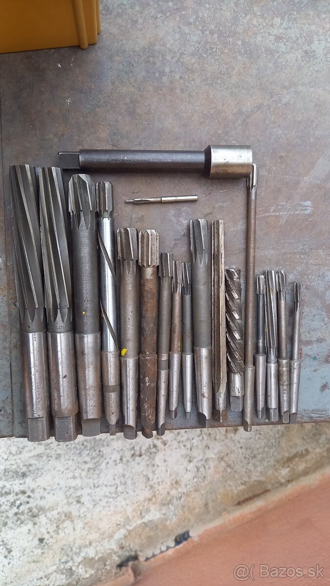 Predám - kovoobrábacie, dielenské náradie, TK plátky