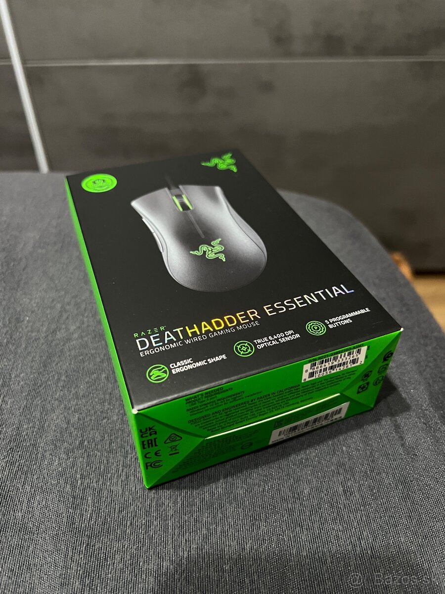 Predám novú nikdy nerozbalenú myš Razer Deathadder
