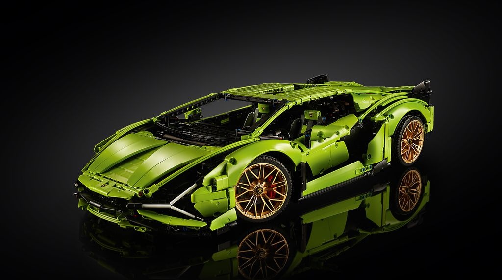 Lamborghini Sian, kompatibilné s LEGO Technic