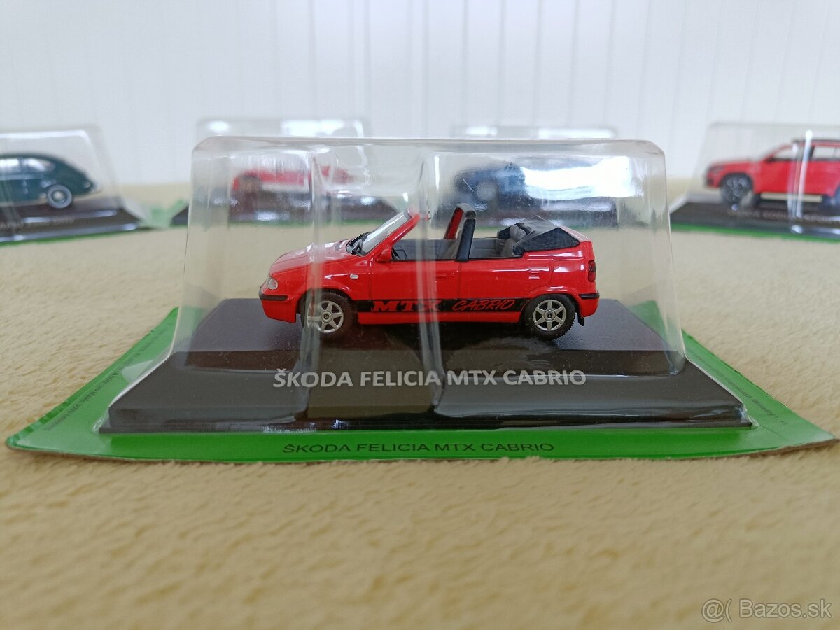 Škoda Felicia MTX Cabrio 1:43 DeAgostini
