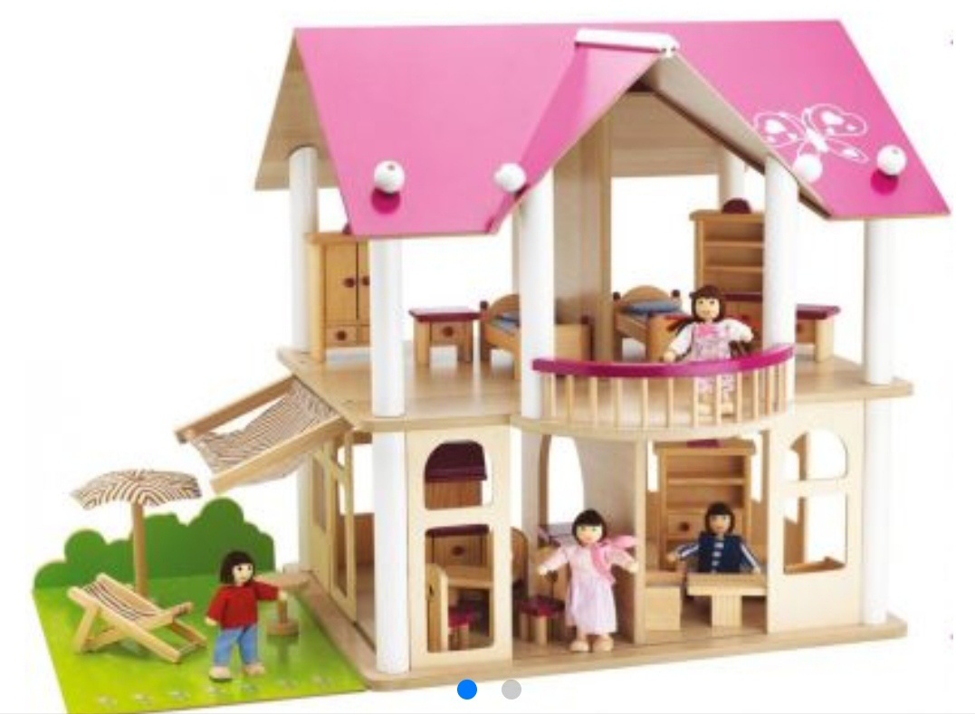 Drevený domček pre bábiky Eichhorn