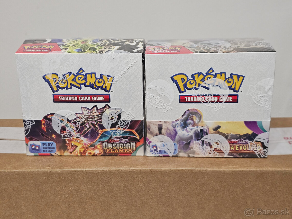 Pokémon Paldea Evolved, Obsidian Flames booster box