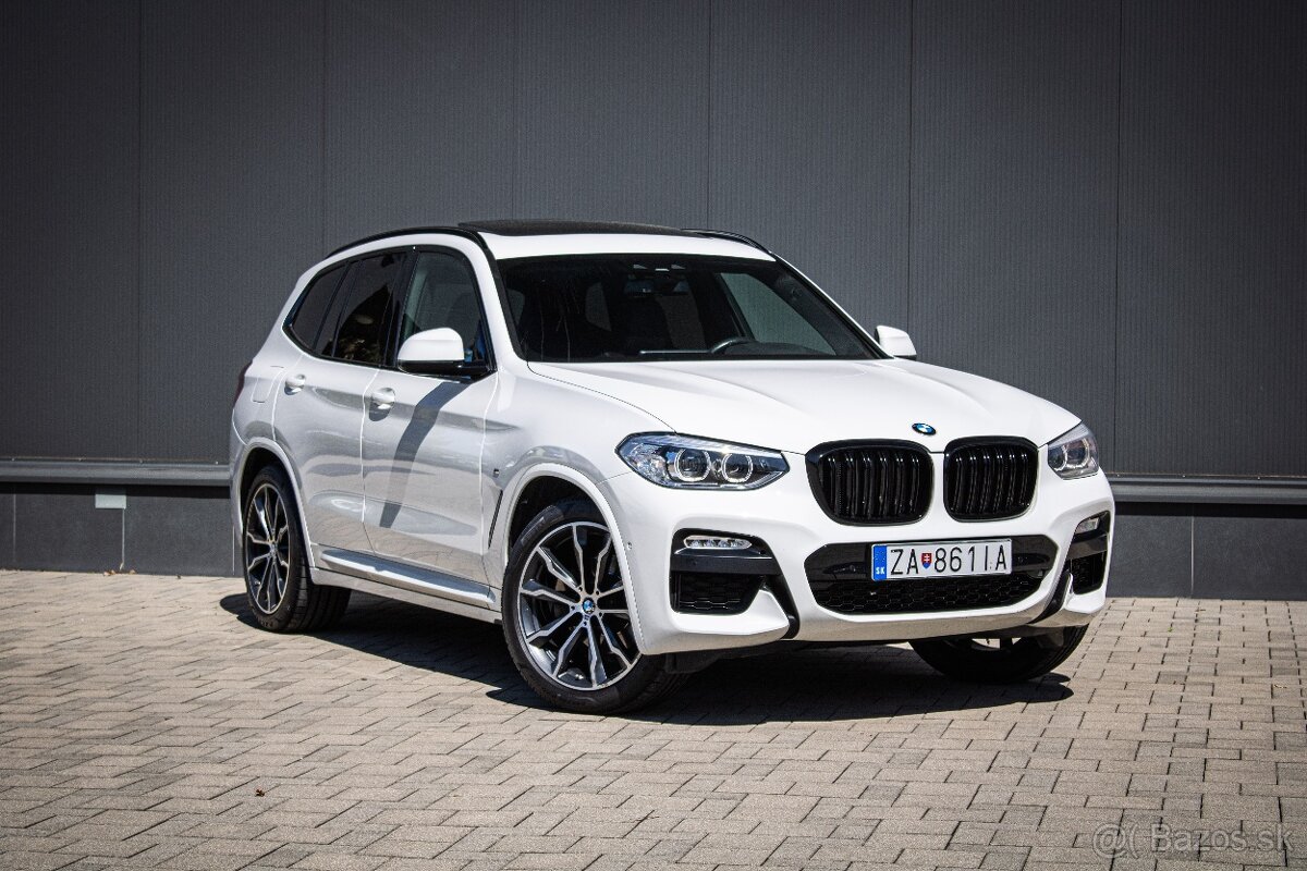 X3 xDrive 20d Msport, Pano, HUD, El.ťažné, 2 sady ALU