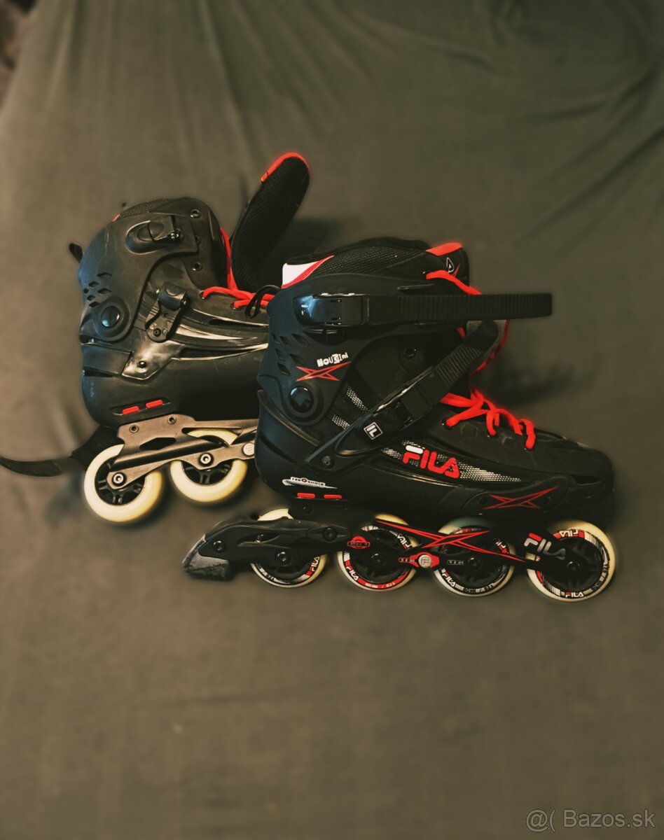 Predám korčule FILA SKATES HOUDINI BLACK/RED