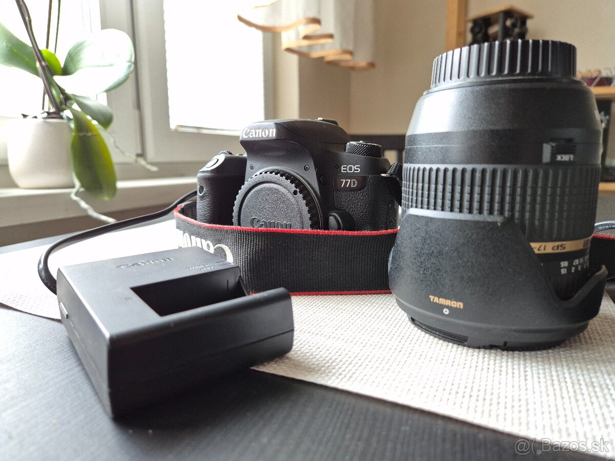 Canon eos 77D + Tamron 17-50 2.8