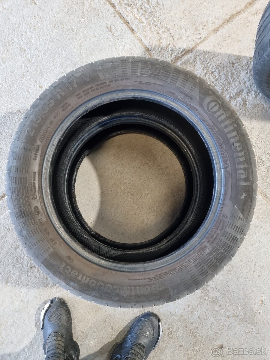 Continental 215/55r17 rok výroby 2018