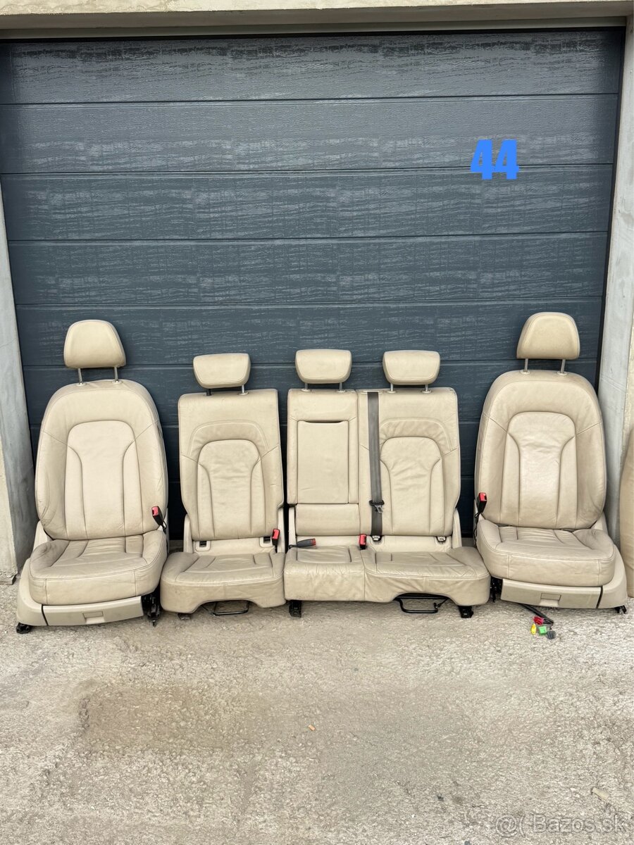Predám kožené elektrické vyhrievané sedadla Audi q5