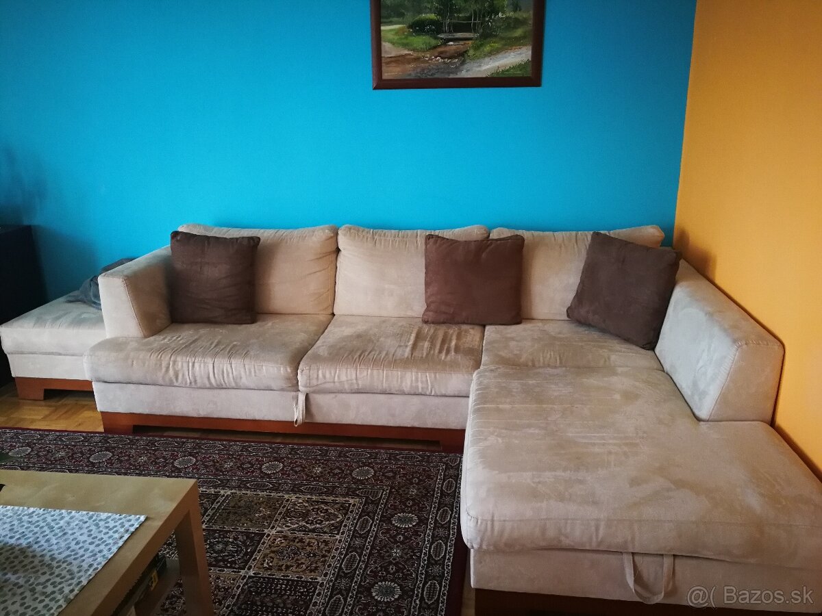 Sedacia súprava s rozkladom L