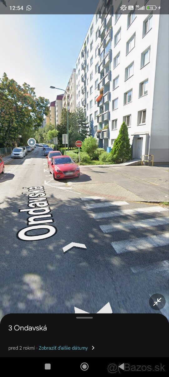 Parkovacie miesto na prenajom Ondavska ulica
