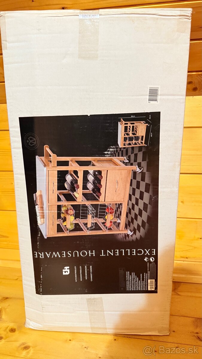 Kuchynsky vozik Excellent Housware, novy
