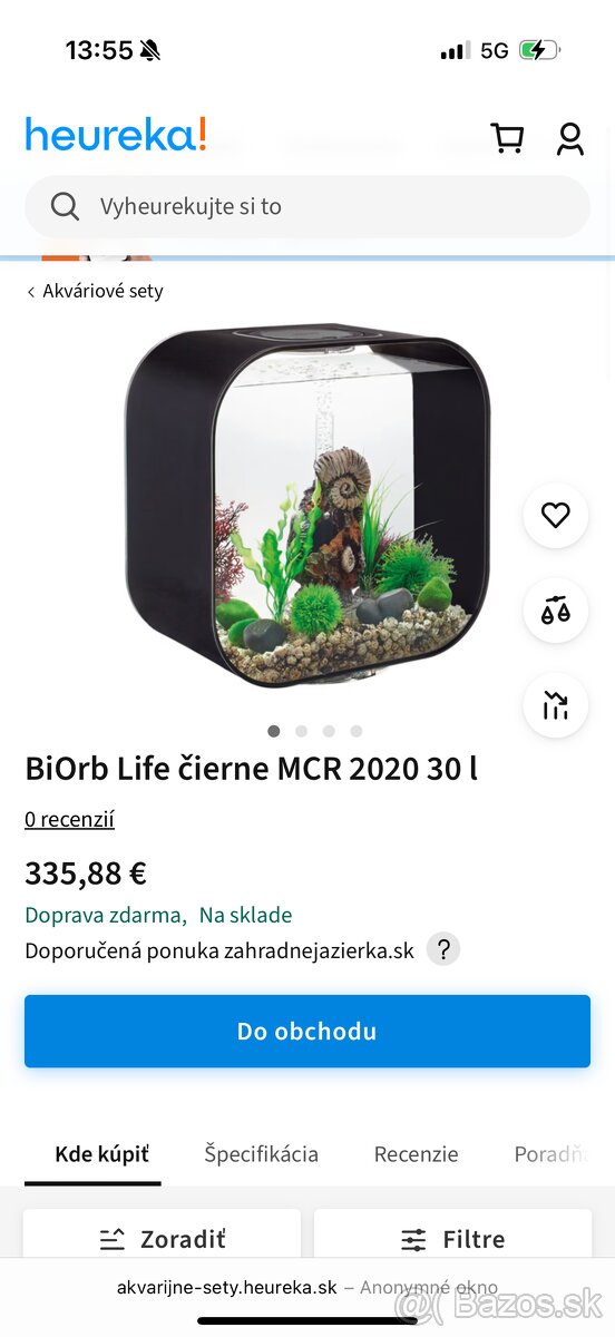 Akvárium biorb 30l