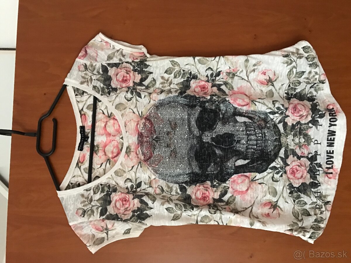 PHILIPP PLEIN luxury damske tricko S