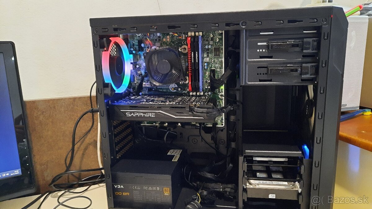 Intel Core i5-4590 3.30 GHz/16 GB DDR3/SSD+HDD/RX470 8GB.