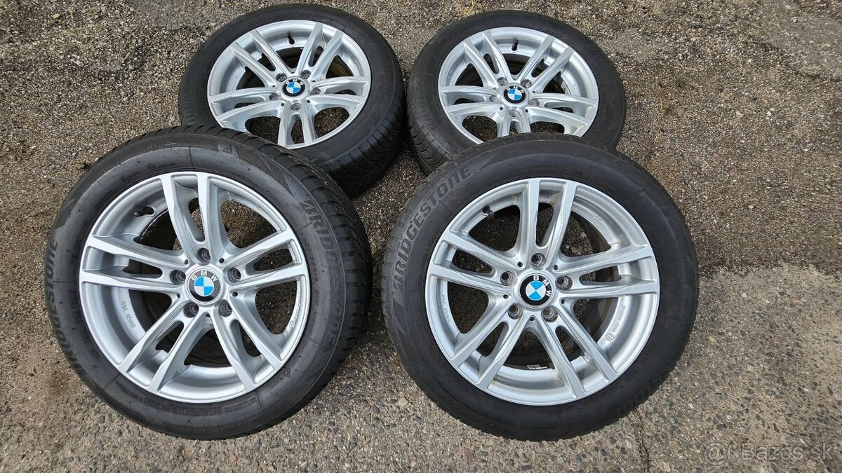 zimní Alu kola BMW 5×120 R16 + pneu 205/55 R16