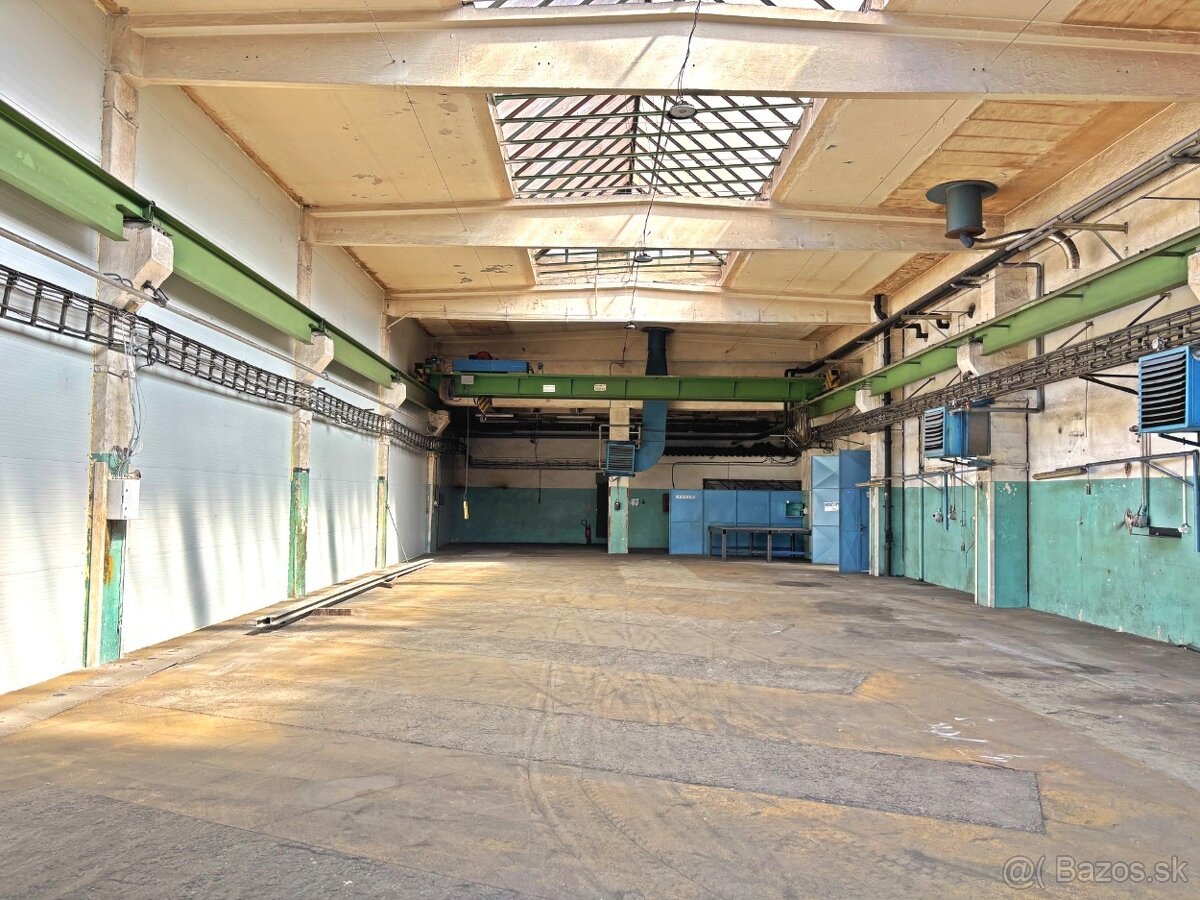 Prenájom výrobných a skladových priestorov 380-680m2