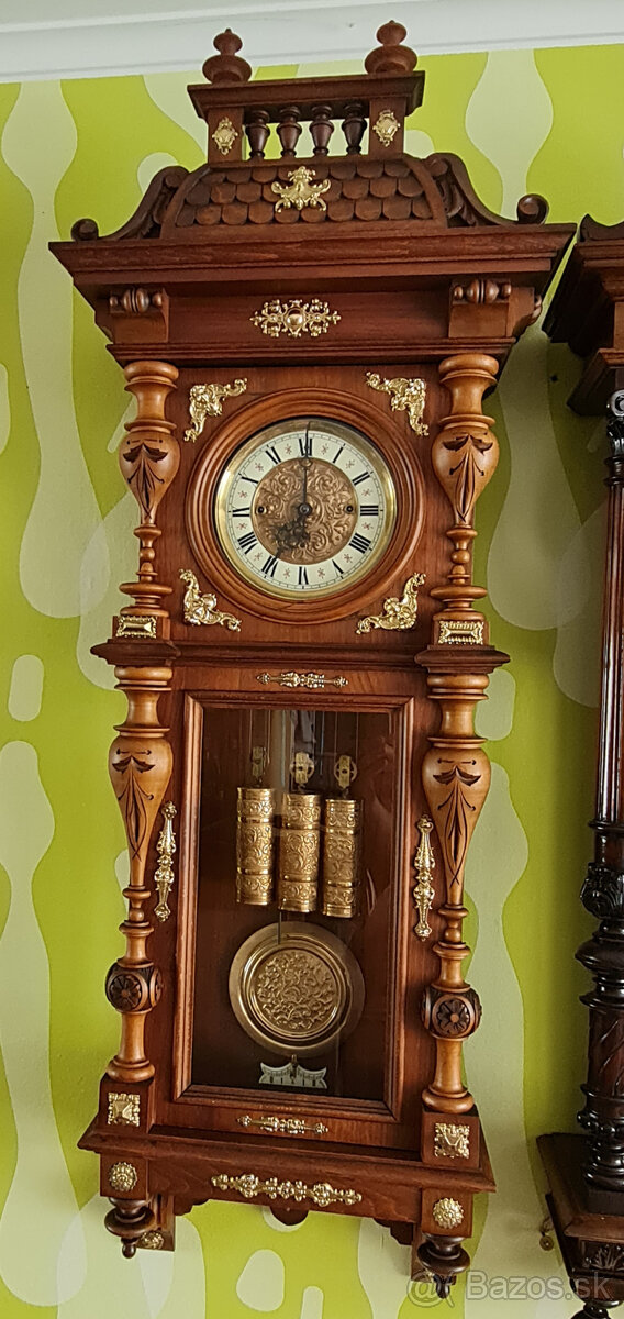 Grande Sonnerie Gustav Becker štvrťové hodiny