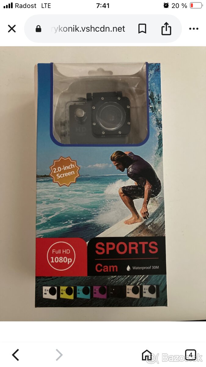 Športová kamera - N.O.V.Á.