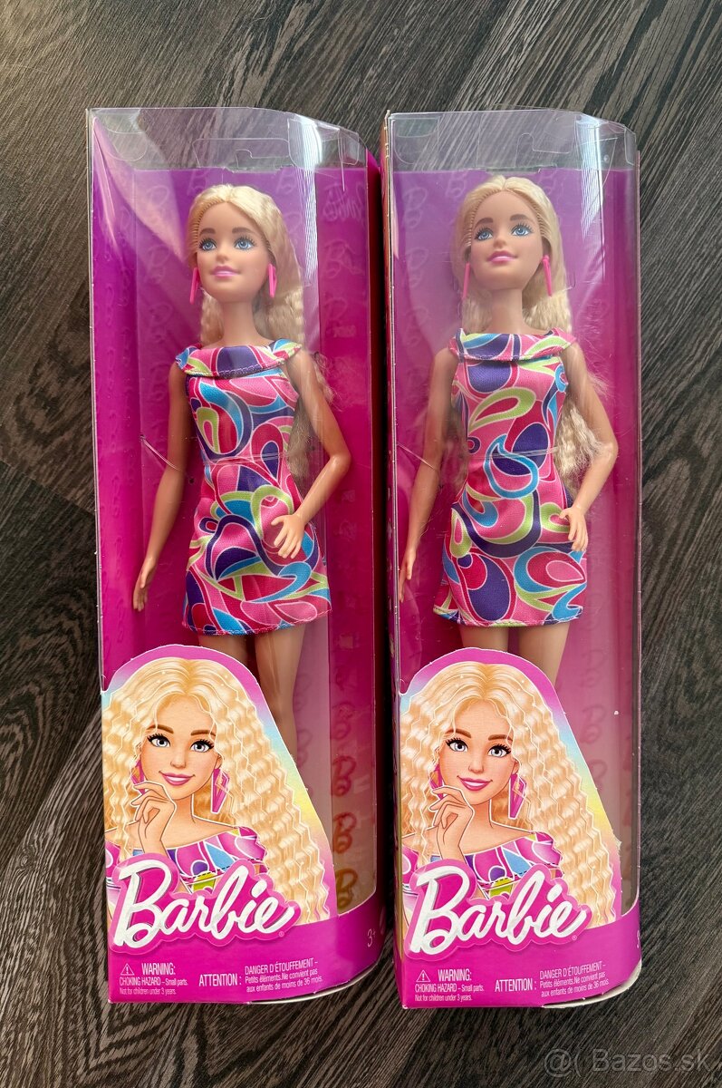 Barbie Bábika Fashionistas Modelka Sukňa 80. roky - 2ks