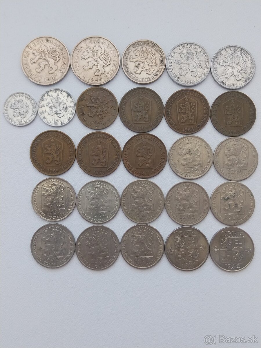 Mince Čsr  po roku 1945