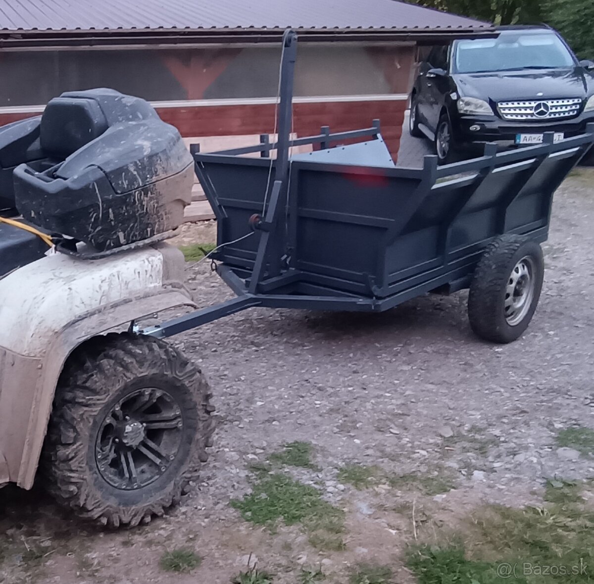 Prívesný vozík,vlečka za štvorkolku