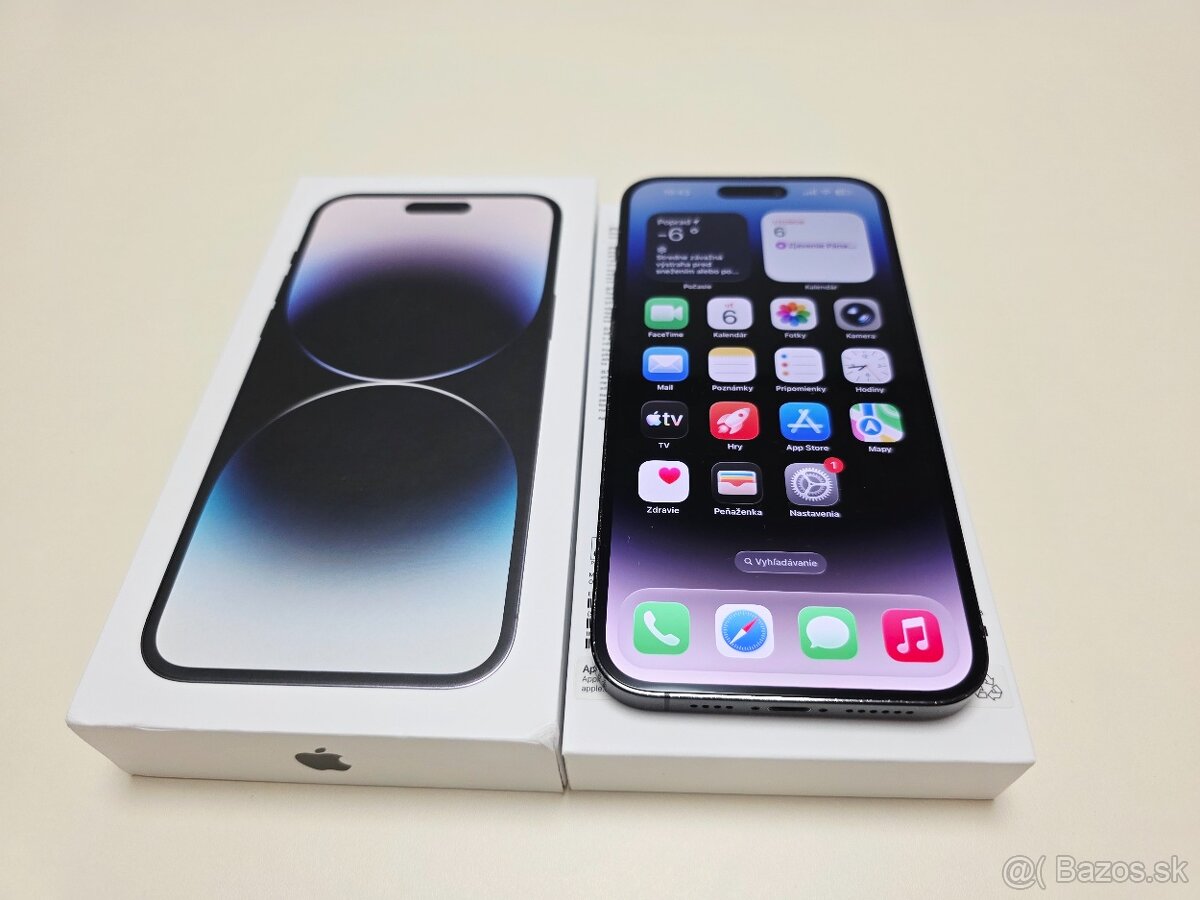 APPLE IPHONE 14 PRO MAX 128GB,ZDRAVIE BATERKY 100%