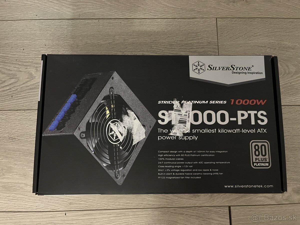 Predám zdroj SilverStone Strider Platinum ST1000-PTS 1000w