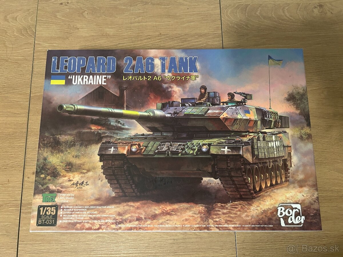1:35 Border Model Leopard 2A6 - Ukraine