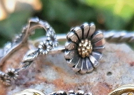 Trollbeads Sedmokráska v 54+ strieborný prstienok v54