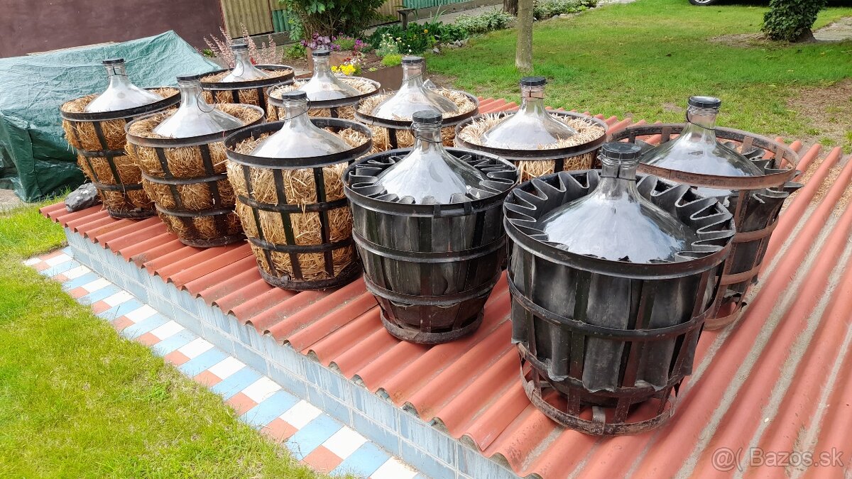 Demižóny 50L - čisté - po 10€