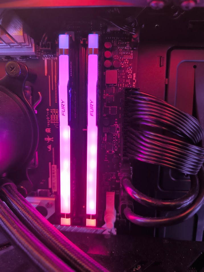 Kingston Fury Beast RGB 32GB (2×16GB) DDR5 6000MHz CL36