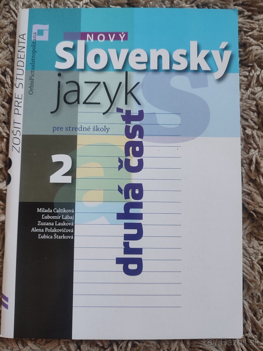 Slovenský jazyk pre stredné školy