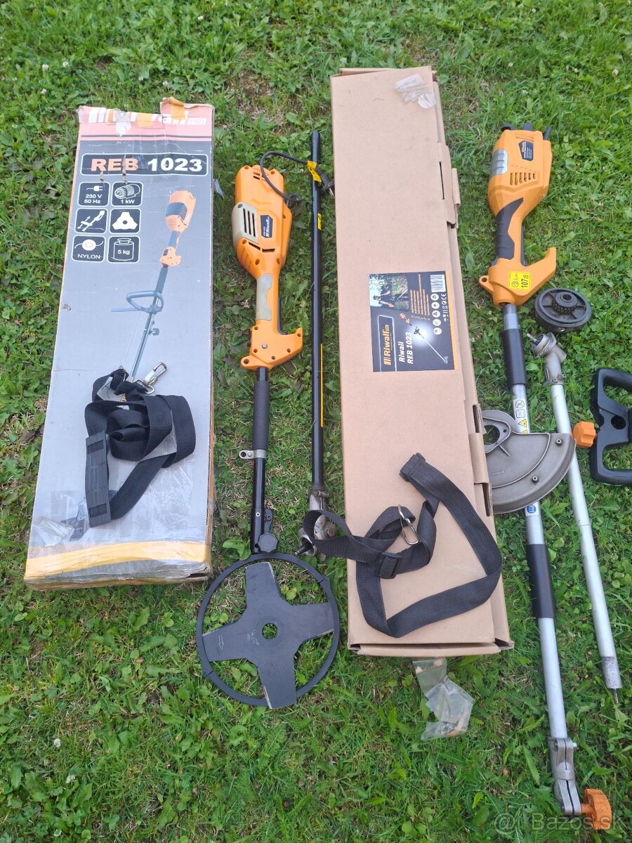 Elektrický krovinorez riwall pro Reb 1023 1kwat na súčiastky