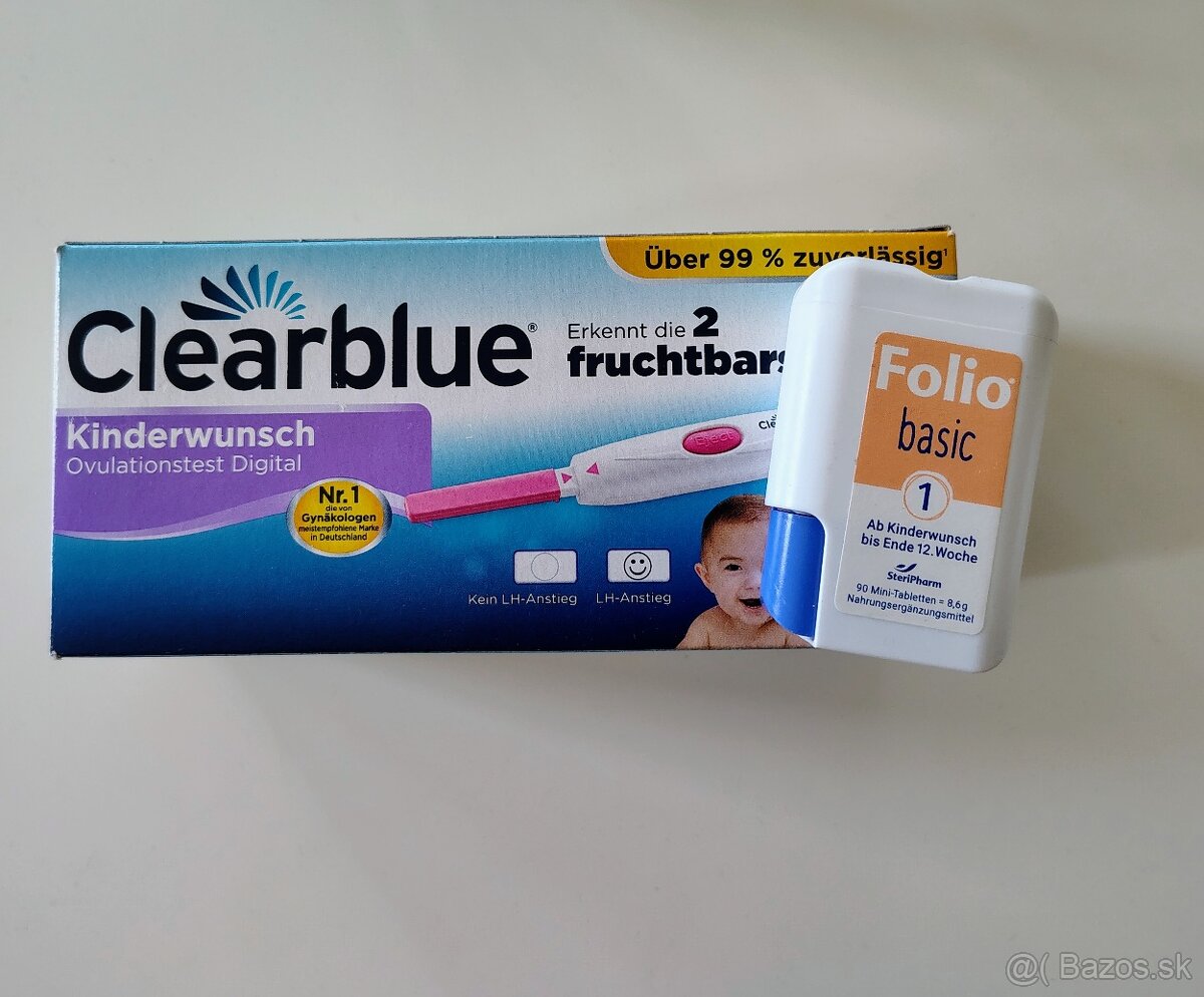 Clearblue ovulacne digitálne testy
