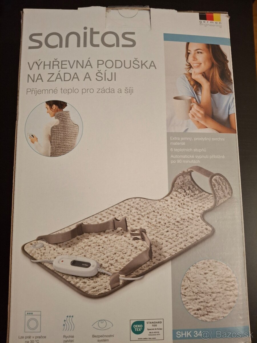 Vyhrevna podlozka na chrbat