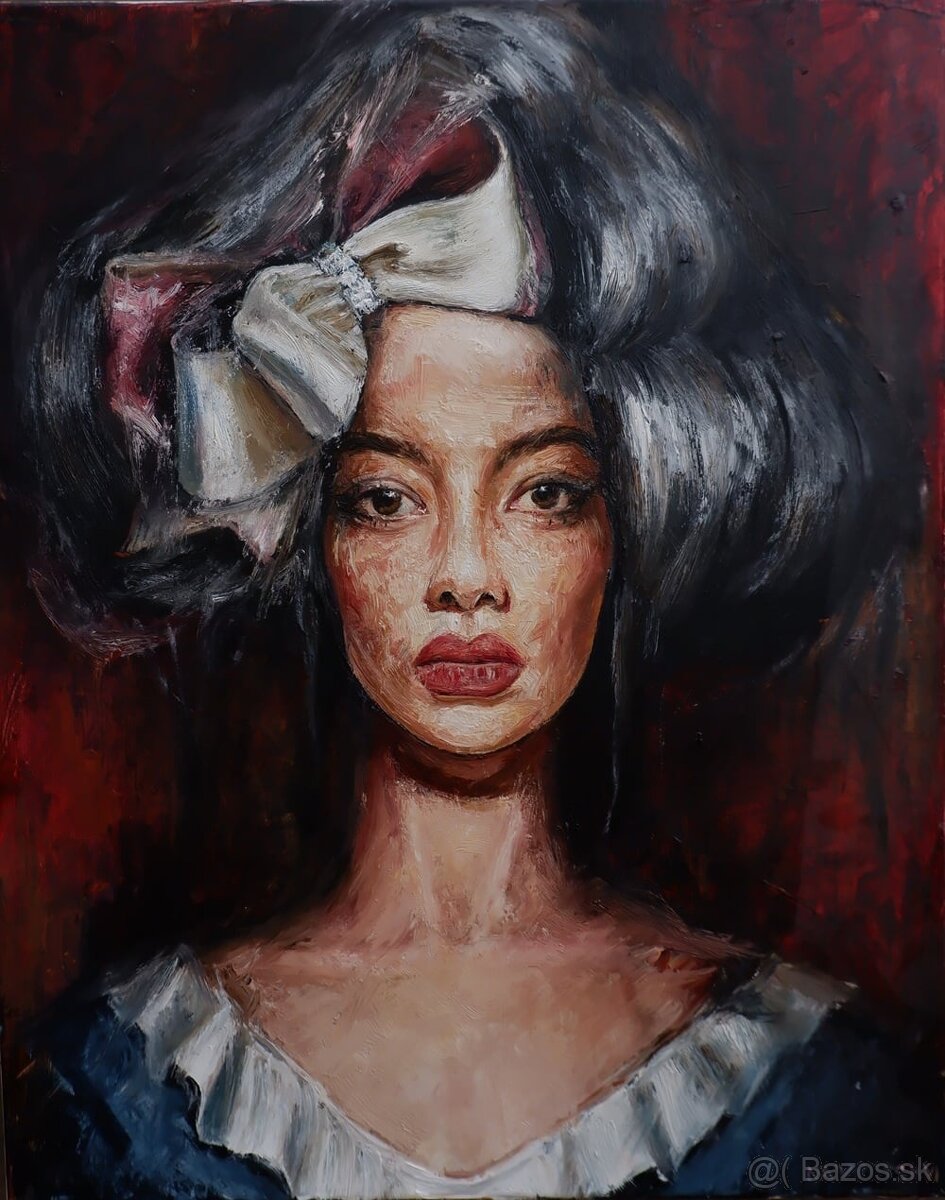 Obraz Igor Navrotskyi-Dievča s mašľou