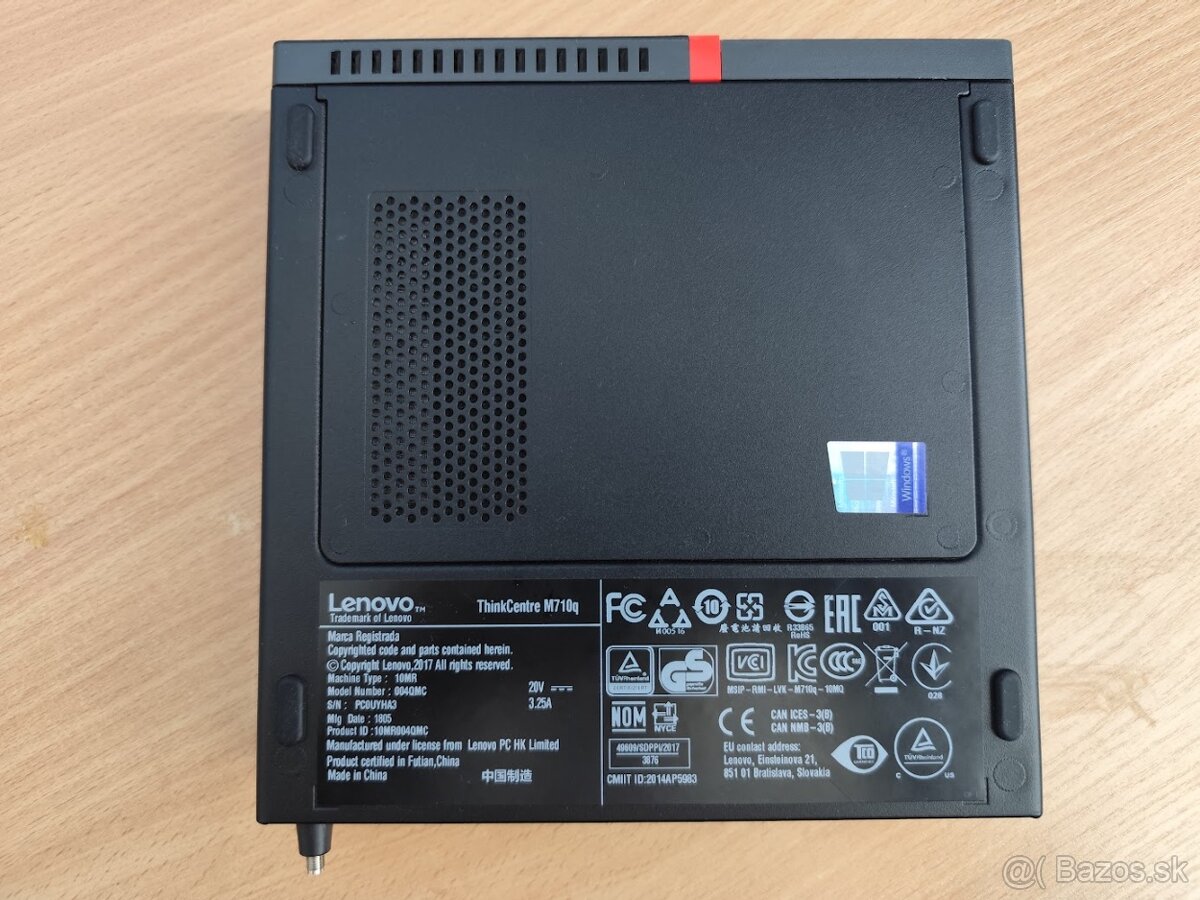 Lenovo M710q Tiny i5-7500T Wifi + BT 250GB NVME HDD W10/W11