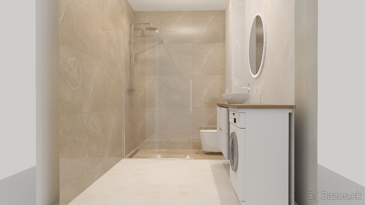 Úplne nový 2i byt s veľkým balkónom na prenájom