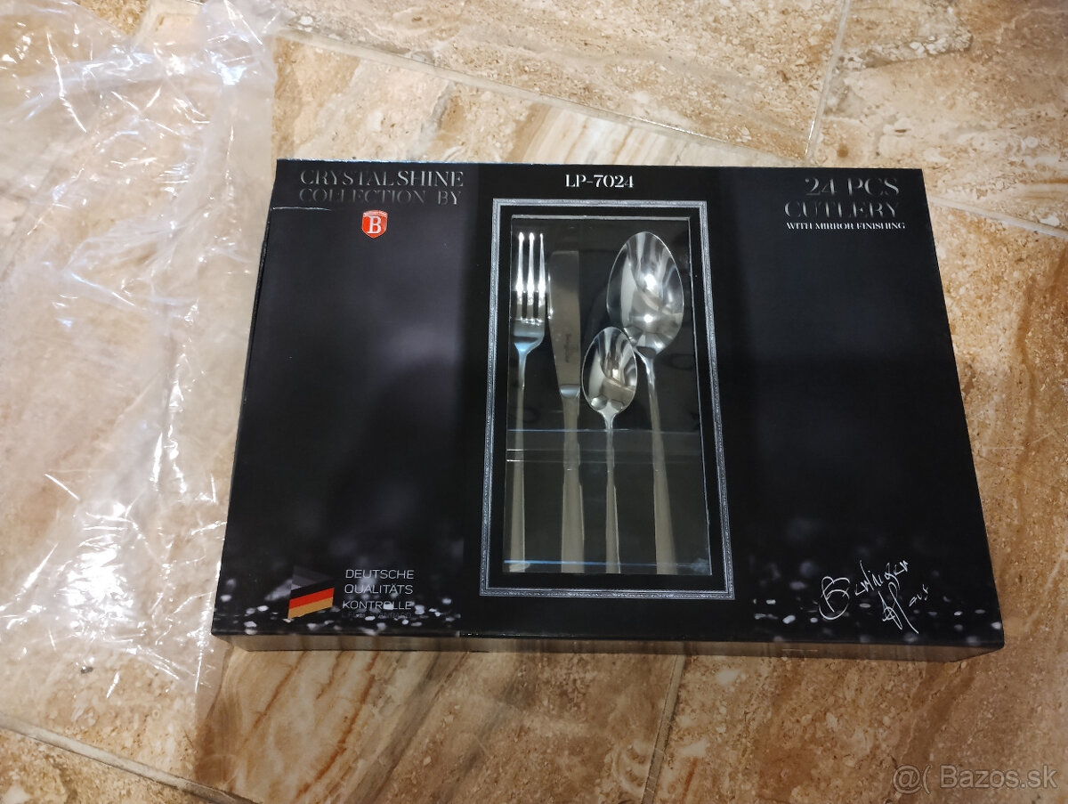 2. BerlingerHaus nerezová sada príborov, 20,- Euro/nové