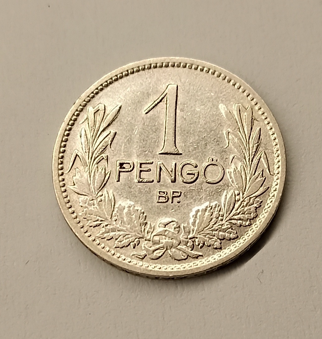 1 pengö Maďarské kráľovstvo 1927