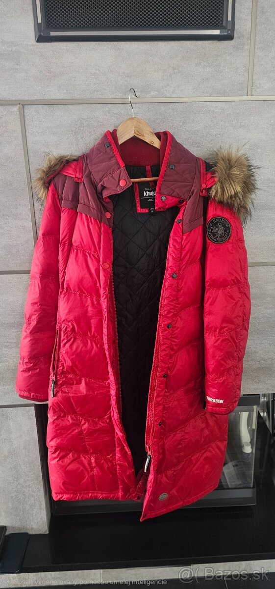 Predám dámsku zimnú bundu KHUJO – Červená