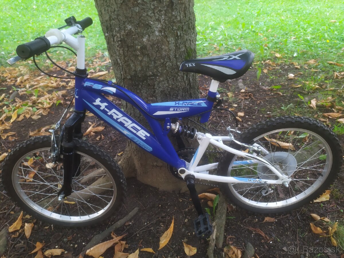 Detský celoodpružený bicykel X-RACE