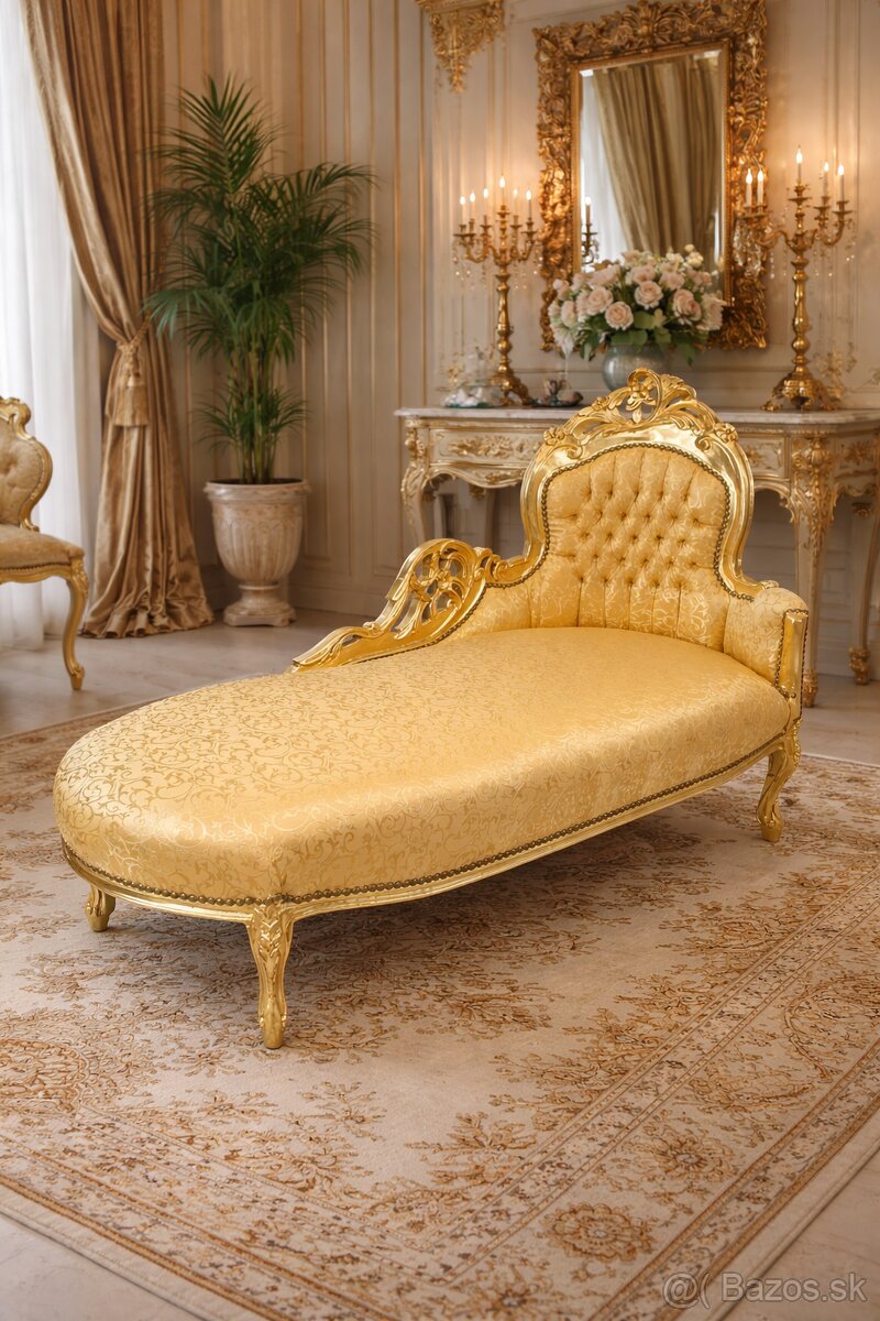 Sofa celozlata baroko