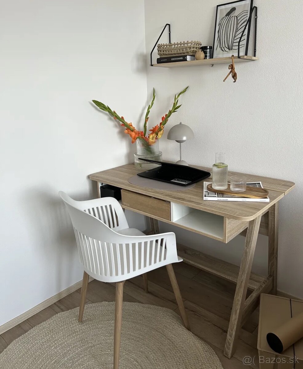 Písací stol +stolicka+policka