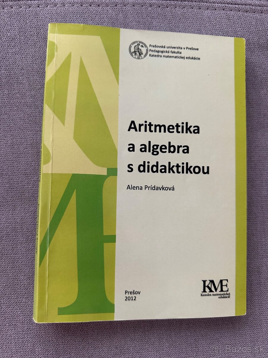 Aritmetika a algebra s didaktikou